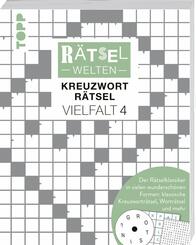R&auml;tselwelten - Kreuzwortr&auml;tsel Vielfalt 4 | Der R&auml;tselklassiker in vielen wundersch&ouml;nen Formen: klassische Kreuzwortr&auml;tsel, Wortr&auml;tsel und mehr