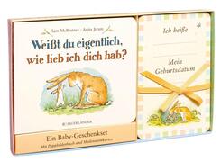 Wei&szlig;t du eigentlich, wie lieb ich dich hab? Ein Baby-Geschenkset