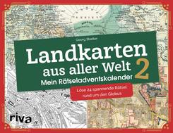 Landkarten aus aller Welt 2 - Mein R&auml;tseladventskalender