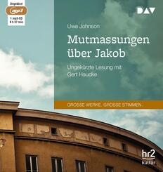 Mutmassungen &uuml;ber Jakob,1 Audio-CD, 1 MP3