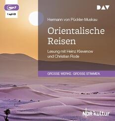 Orientalische Reisen,1 Audio-CD, 1 MP3