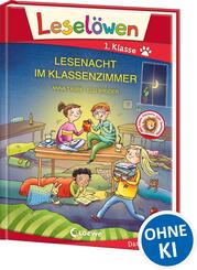 Lesel&ouml;wen 1. Klasse - Lesenacht im Klassenzimmer (Gro&szlig;buchstabenausgabe)