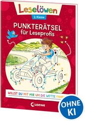 Lesel&ouml;wen Punkter&auml;tsel f&uuml;r Leseprofis - 2. Klasse (Rot)