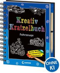 Kreativ-Kratzelbuch: Fahrzeuge