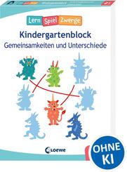 LernSpielZwerge  Kindergartenblock - Gemeinsamkeiten und Unterschiede