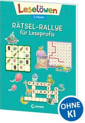 Lesel&ouml;wen R&auml;tsel-Rallye f&uuml;r Leseprofis - 2. Klasse (T&uuml;rkis)