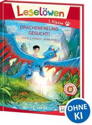 Lesel&ouml;wen 1. Klasse - Drachenfreund gesucht! (Gro&szlig;buchstabenausgabe)