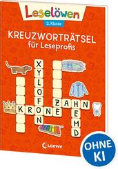 Lesel&ouml;wen Kreuzwortr&auml;tsel f&uuml;r Leseprofis - 2. Klasse (Rotorange)