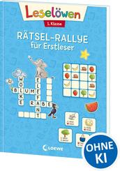 Lesel&ouml;wen R&auml;tsel-Rallye f&uuml;r Erstleser - 1. Klasse (Hellblau)
