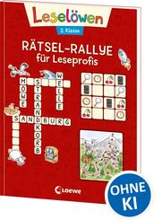 Lesel&ouml;wen R&auml;tsel-Rallye f&uuml;r Leseprofis - 2. Klasse (Rot)