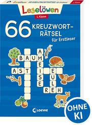 66 Kreuzwortr&auml;tsel f&uuml;r Erstleser - 1. Klasse (Blau)