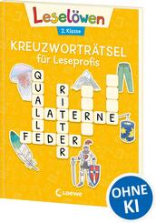 Lesel&ouml;wen Kreuzwortr&auml;tsel f&uuml;r Leseprofis - 2. Klasse (Sonnengelb)