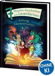 Lesel&ouml;wen - Das Original - 7-Minuten-Geschichten zum Lesenlernen - Achtung, G&auml;nsehaut-Gefahr!