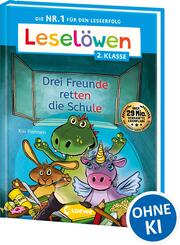 Lesel&ouml;wen 2. Klasse - Drei Freunde retten die Schule