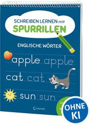 Schreiben lernen mit Spurrillen - Englische W&ouml;rter