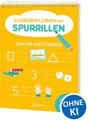 Schreiben lernen mit Spurrillen - Zahlen und Formen