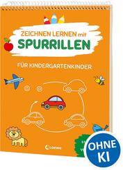 Zeichnen lernen mit Spurrillen - F&uuml;r Kindergartenkinder