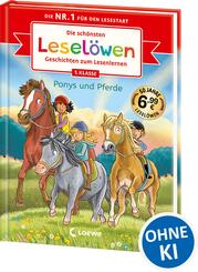 Die sch&ouml;nsten Lesel&ouml;wen-Geschichten zum Lesenlernen - Ponys und Pferde