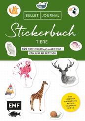 Bullet Journal Stickerbuch - Tiere: 600 Tiere aus aller Welt -&nbsp;von s&uuml;&szlig; bis exotisch