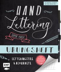 Handlettering - Super easy! &Uuml;bungsheft mit original Tombow ABT Dual Brush Pen