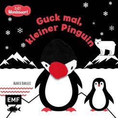 Kontrastbuch f&uuml;r Babys mit Fingerpuppe: Guck mal, kleiner Pinguin