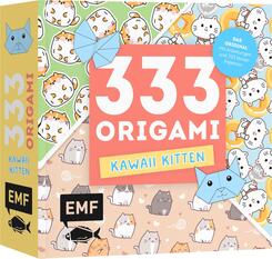 333 Origami - Kawaii Kitten - Niedliche Papiere falten f&uuml;r Katzen-Fans