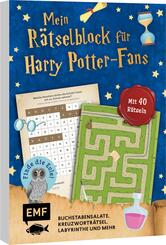 Mein zauberhafter R&auml;tselblock f&uuml;r Harry Potter-Fans - Finde die Eule!