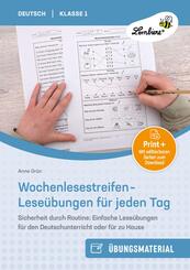 Wochenlesestreifen - Lese&uuml;bungen f&uuml;r jeden Tag