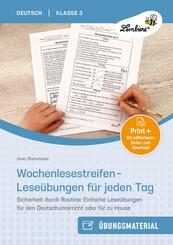 Wochenlesestreifen - Lese&uuml;bungen f&uuml;r jeden Tag