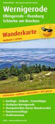 Publicpress Wanderkarte Wernigerode, Elbingerode, Ilsenburg, Schierke am Brocken 1:25.000