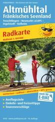 Publicpress Radkarte Altm&uuml;hltal, Fr&auml;nkisches Seenland, Treuchtlingen, Neumarkt Opf., Ingolstadt, Kelheim 1:100.000