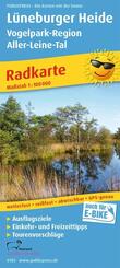 Publicpress Radkarte L&uuml;neburger Heide, Vogelpark-Region, Aller-Leine-Tal 1:100.000