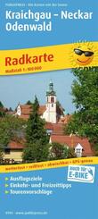 Publicpress Radkarte Kraichgau, Neckar, Odenwald 1:100.000