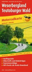 Publicpress Motorradkarte Weserbergland, Teutoburger Wald 1:200.000