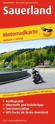 Motorradkarte Sauerland 1:150 000