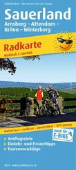 Publicpress Radkarte Sauerland, Arnsberg, Attendorn, Brilon, Winterberg 1:100.000
