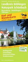 Publicpress Rad- und Wanderkarte Landkreis B&ouml;blingen, Naturpark Sch&ouml;nbuch, Herrenberg, Sindelfingen, T&uuml;bingen 1:50.000