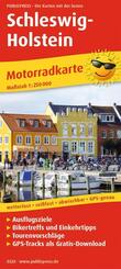 Publicpress Motorradkarte Schleswig-Holstein 1:250.000