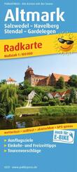 Altmark. Salzwedel - Havelberg - Stendal - Gardelegen 1:100 000