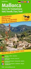 Publicpress Wanderkarte Mallorca, Serra de Tramuntana Sur/S&uuml;d /South/Sud 1:25.000