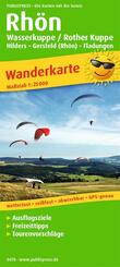Publicpress Wanderkarte Rh&ouml;n, Wasserkuppe / Rother Kuppe, Hilders - Gersfeld (Rh&ouml;n) - Fladungen 1:25.000