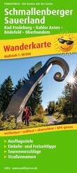 Publicpress Wanderkarte Schmallenberger Sauerland, Bad Fredeburg,, Kahler Asten, B&ouml;defeld, Oberhundem 1:30.000