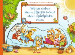 Wenn sieben kleine Hasen tobend &uuml;bern Spielplatz rasen
