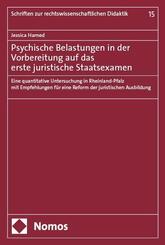Psychische Belastungen in der Vorbereitung auf das erste juristische Staatsexamen