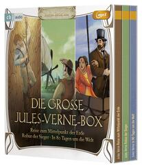 Die gro&szlig;e Jules-Verne-Box,3 Audio-CD, 3 MP3