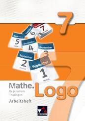 Mathe.Logo 7 Regelschule Th&uuml;ringen Arbeitsheft