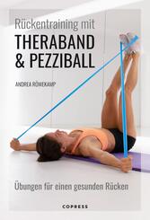 R&uuml;ckentraining mit Theraband und Pezziball. &Uuml;bungen f&uuml;r einen gesunden R&uuml;cken