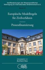 Europ&auml;ische Modellregeln f&uuml;r Zivilverfahren - Prozessfinanzierung