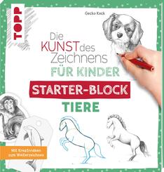 Die Kunst des Zeichnens f&uuml;r Kinder Starter-Block - Tiere