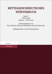 Mittelhochdeutsches W&ouml;rterbuch. Dritter Band, Lieferung 4